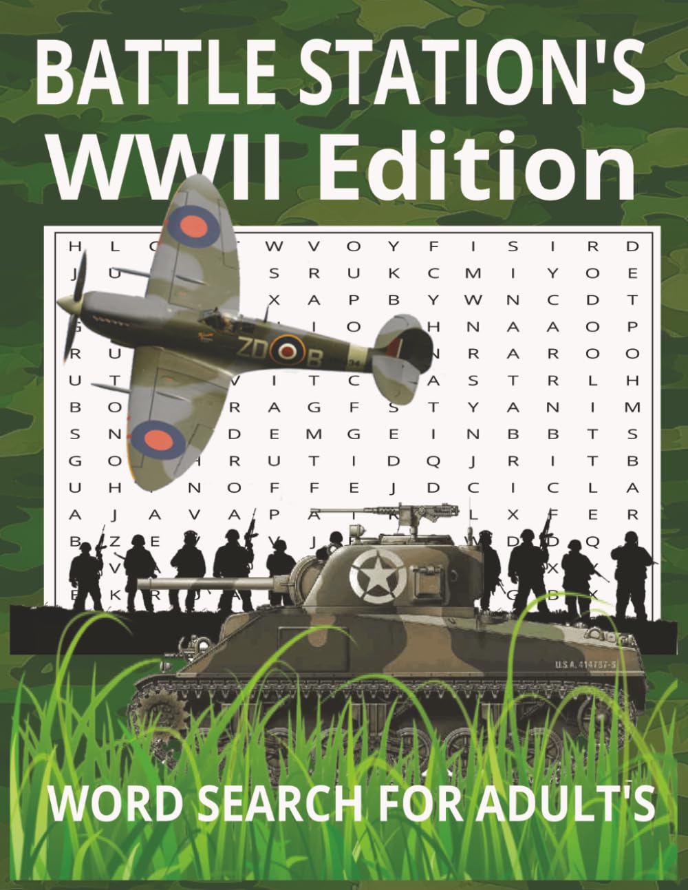 BATTLE STATIONS WWII EDITION (WWII WORDSEARCH FOR ADULT'S)
