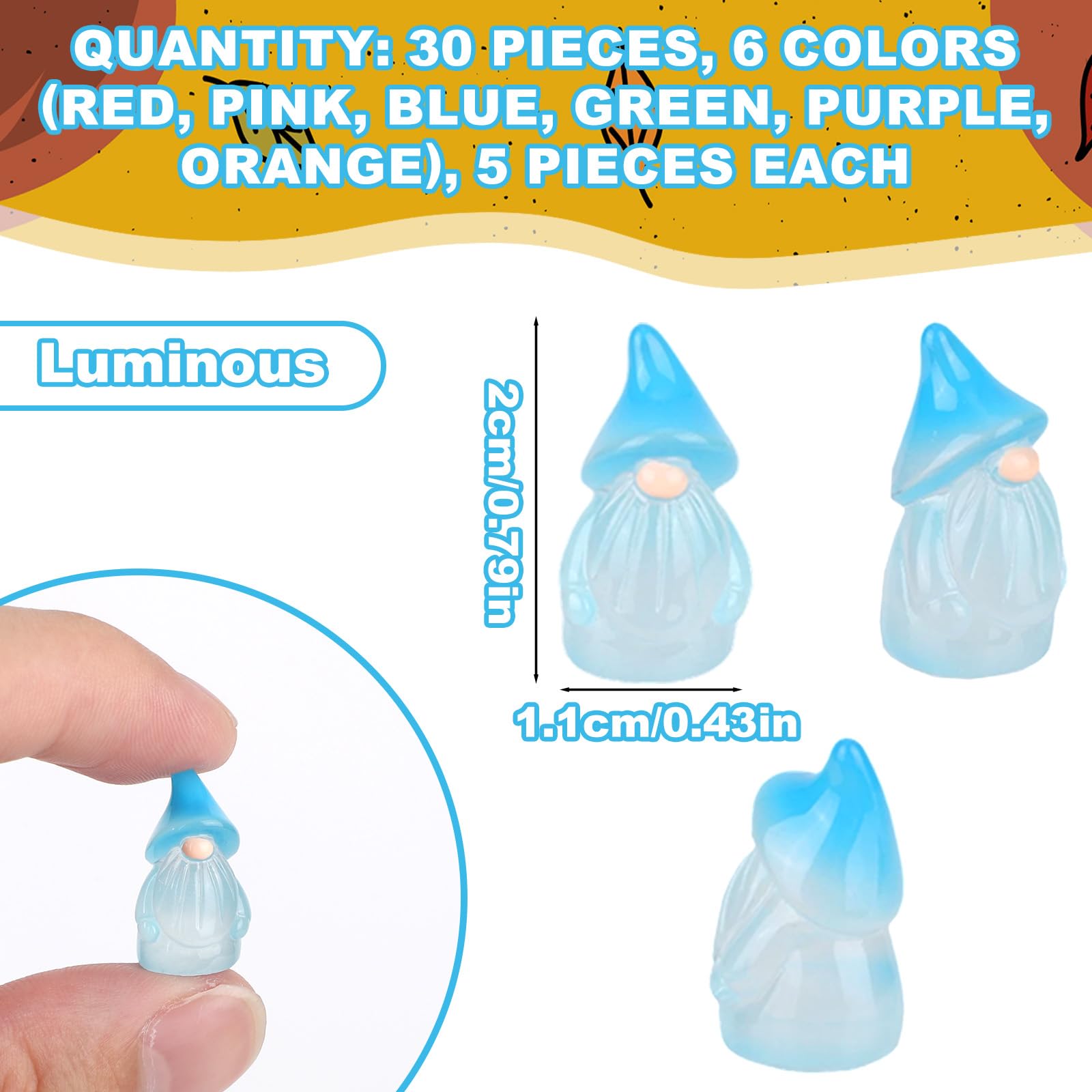 30pcs Mini Gnomes - Image 2
