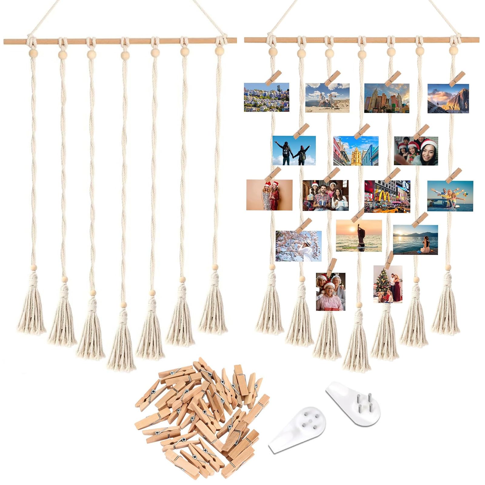 Cadre photo murale pour changer vos photos facilement sans abimer vos murs