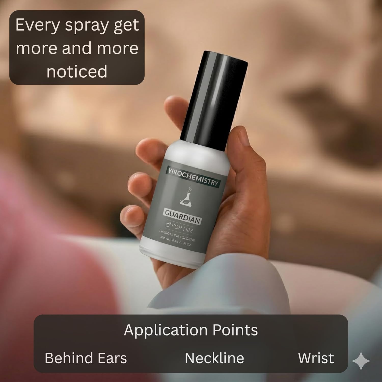 Pheromones to Attract Women for Men (Guardian) - Exclusive, Ultra Strength Organic Fragrance Body Cologne Spray - 1 Fl Oz (Human Grade Pheromones to Attract Women)