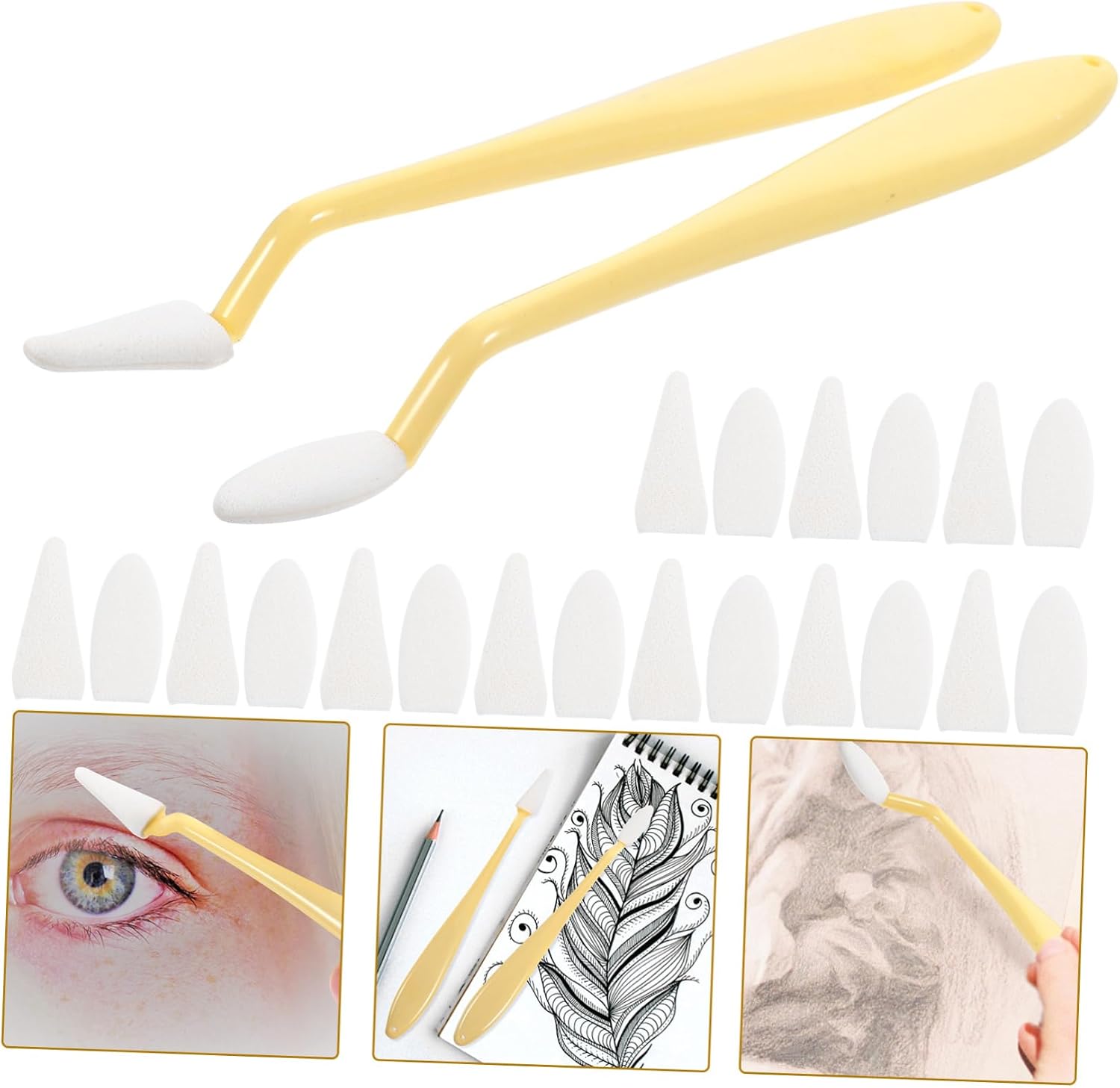 Gogogmee Sketch Painting Erasers Drawing Tools for Artists Paper Art Blending Sticks