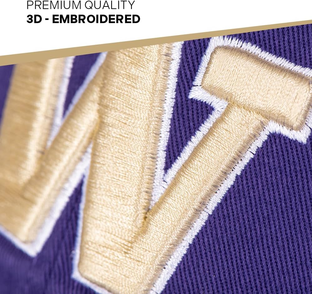 Desert Cactus University of Washington Baseball Hat UW Huskies Husky Brimmed Embroidered Cap Adjustable Cloth Strap Adult