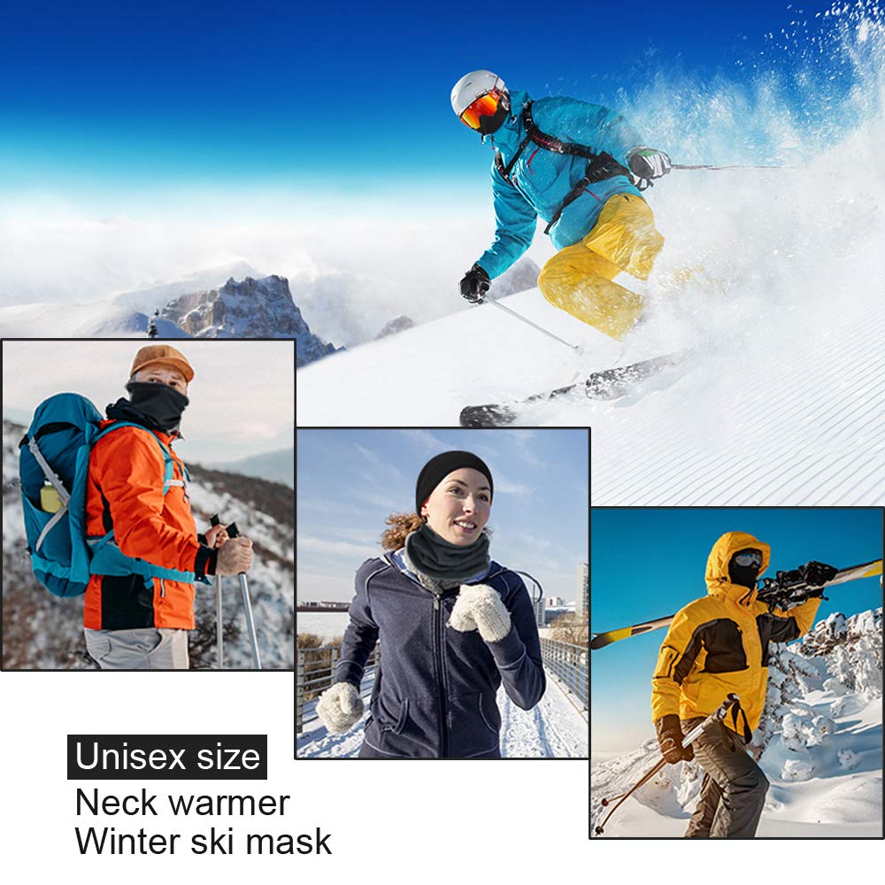 3 Sciarpe Multifunzione Unisex - Traspiranti, Antivento, Per Sport, Running, Sci, Moto