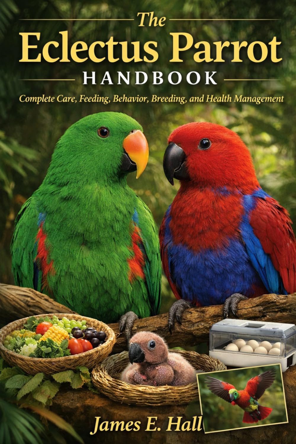 The Eclectus Parrot Handbook: Complete Care, Feeding, Behavior, Breeding, and Health Management