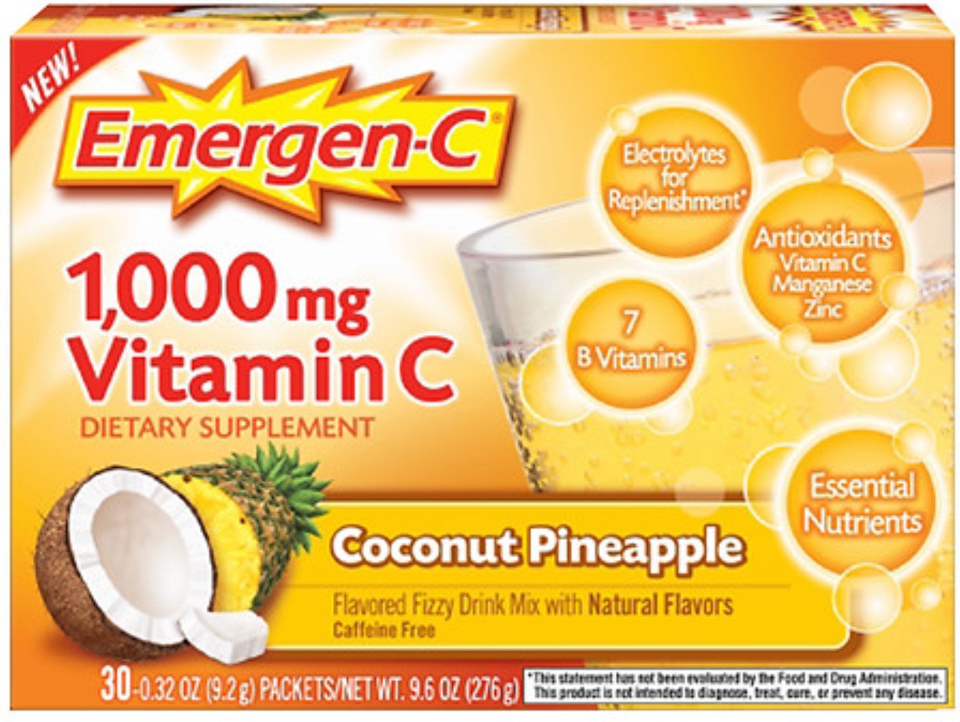 Emergen-CAlacer Ccnt Pineapl 30ct