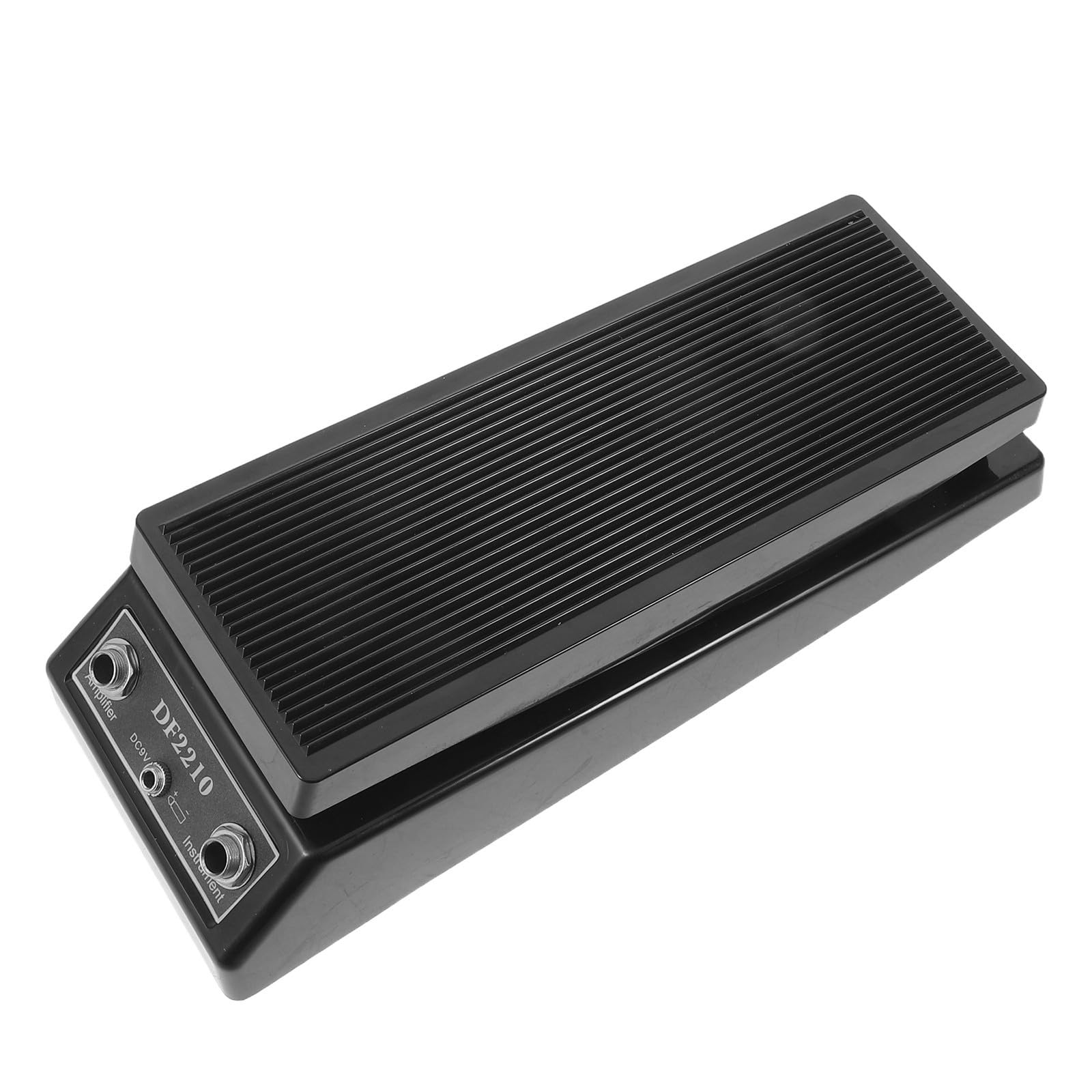 Pedale Effetto Wah per Chitarra Elettrica Nero, Compatto e Portatile con Velocità Regolabile, Realizzato in Metallo e Plastica, per Festival Musicali e Concerti