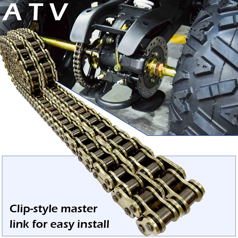 Gold 428 X-Ring Motorcycle Chain 140 Links — Amazon image 6