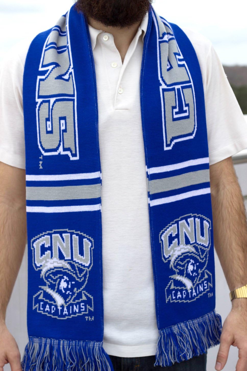 Tradition Scarves Christopher Newport University Scarf - CNU Captains Knitted Classic