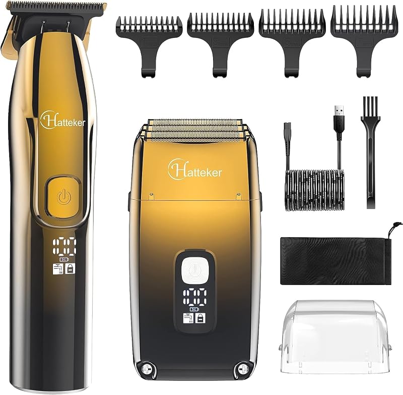 Afeitadora de lámina, afeitadora de cabeza calva, Afeitadora eléctrica, maquinilla de afeitar para hombres, recortadora de precisión, cortadora de barba, cuchillas triples, impermeable, inalámbrica