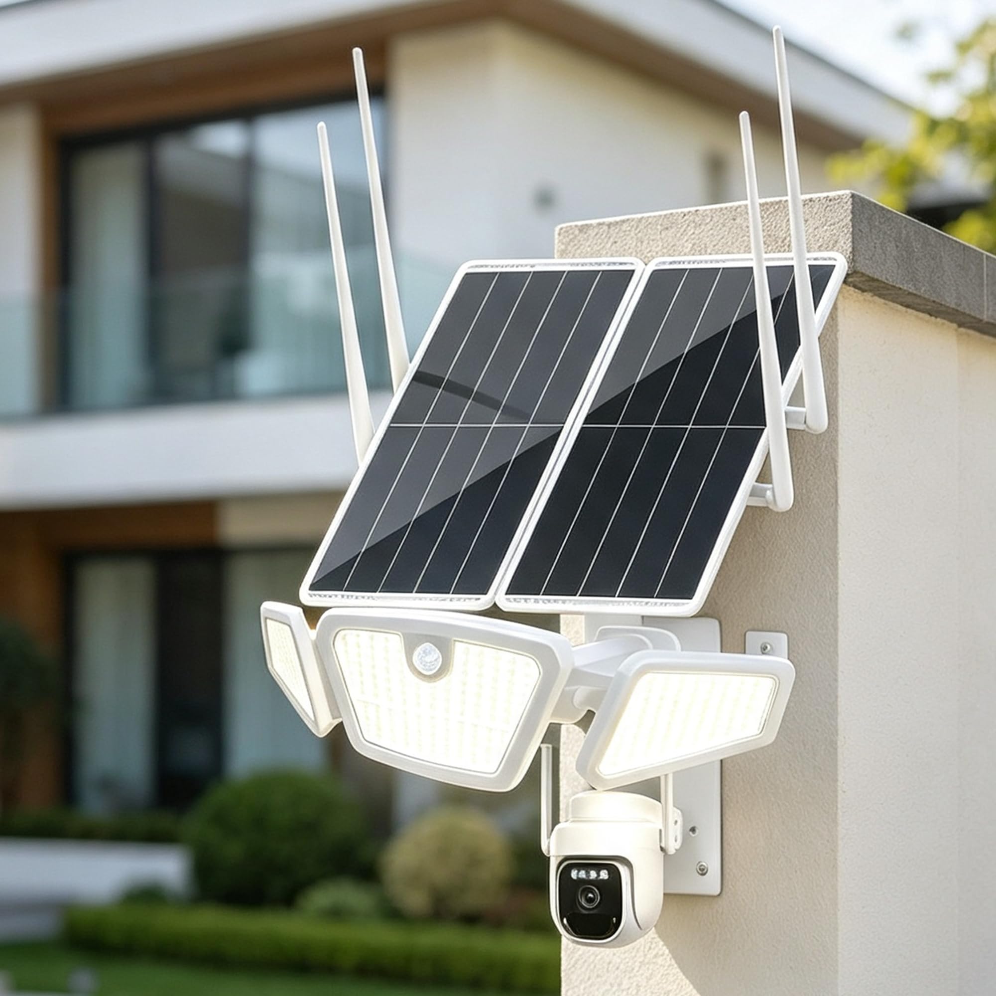 Solar Powered WiFi Extender 1200Mbps 30W Dual Band Outdoor | Batteria grande da 111 Wh,300 m di lunga portata,Supporta 100 dispositivi,2.4G/5.8G Dual Band,Antenna 9dBi