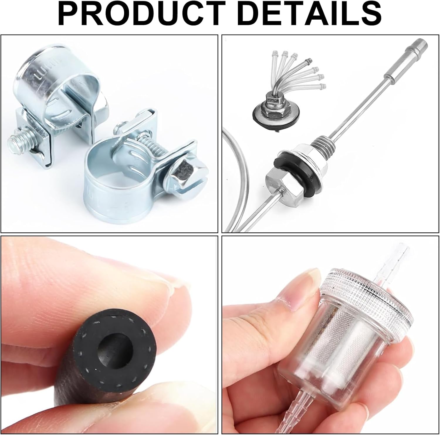 Üzemanyag szűrő és csatlakozóelemek