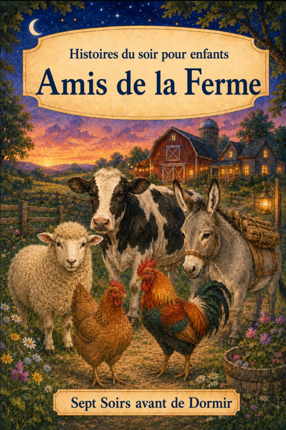 Histoires du soir pour enfants: Animaux - Amis de la Ferme (Sept Soirs Avant de Dormir)