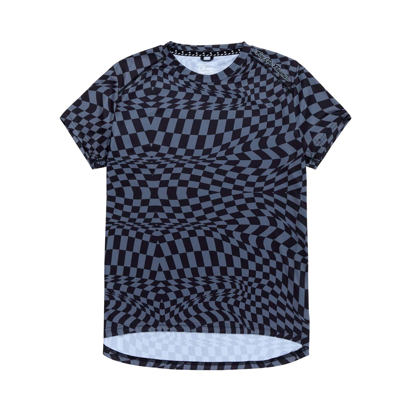 Troy Lee Designs Lilium Short-Sleeve Jersey - Women's, Twisted Checkers Black, XS