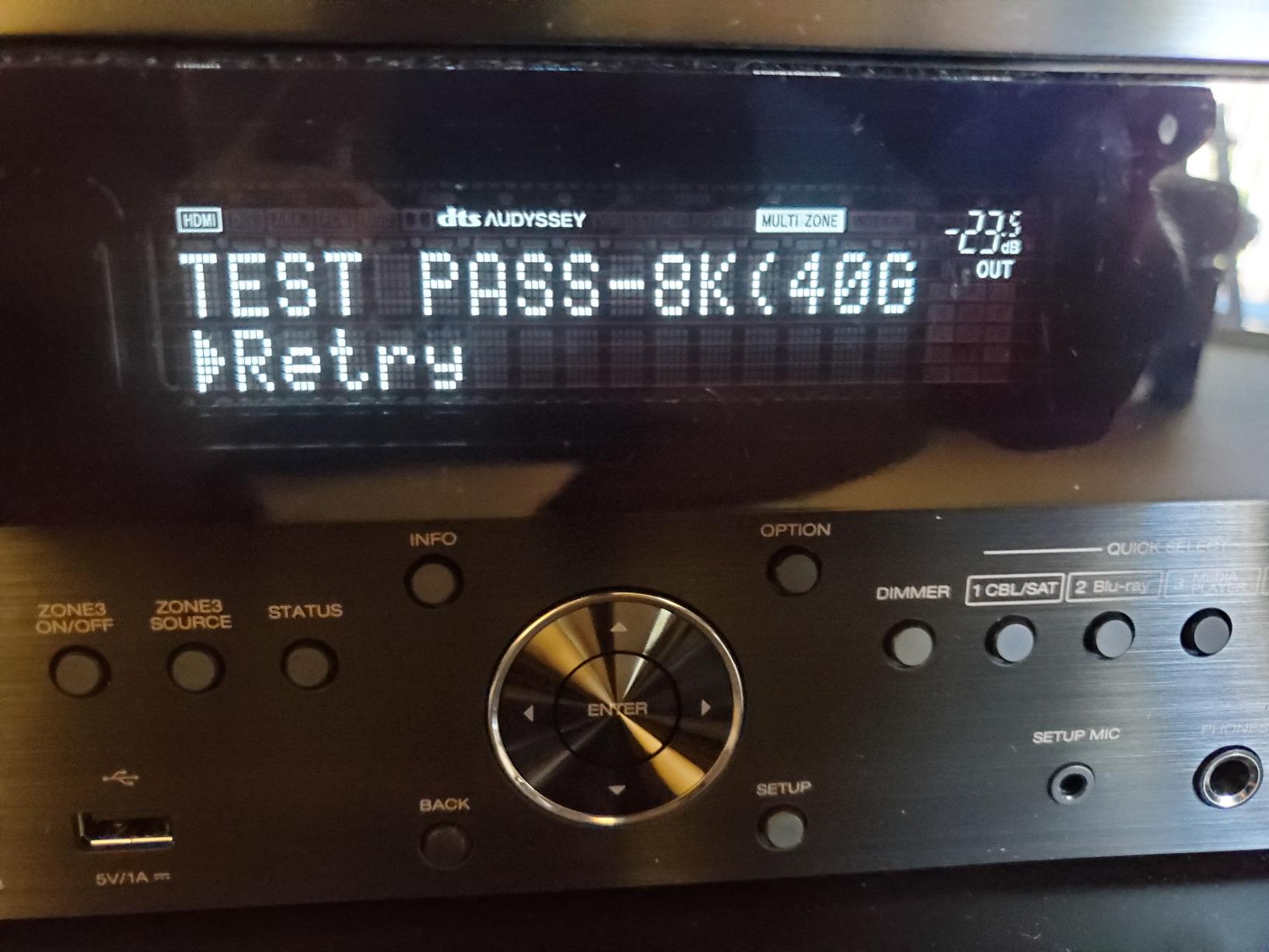 2 of 2 Cables Pass 40Gbps Testing