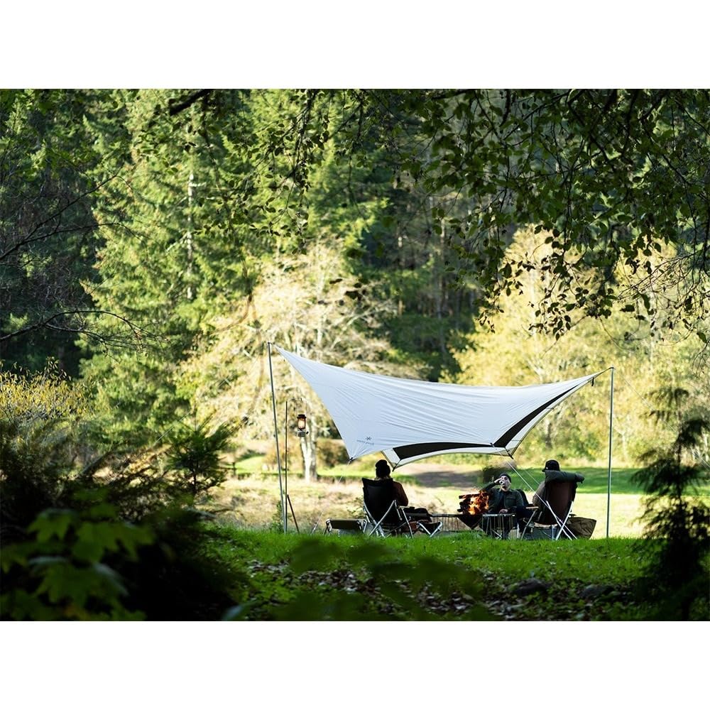 Snow Peak Takibi Tarp Hexa Set Waterproof Campfire Tarp