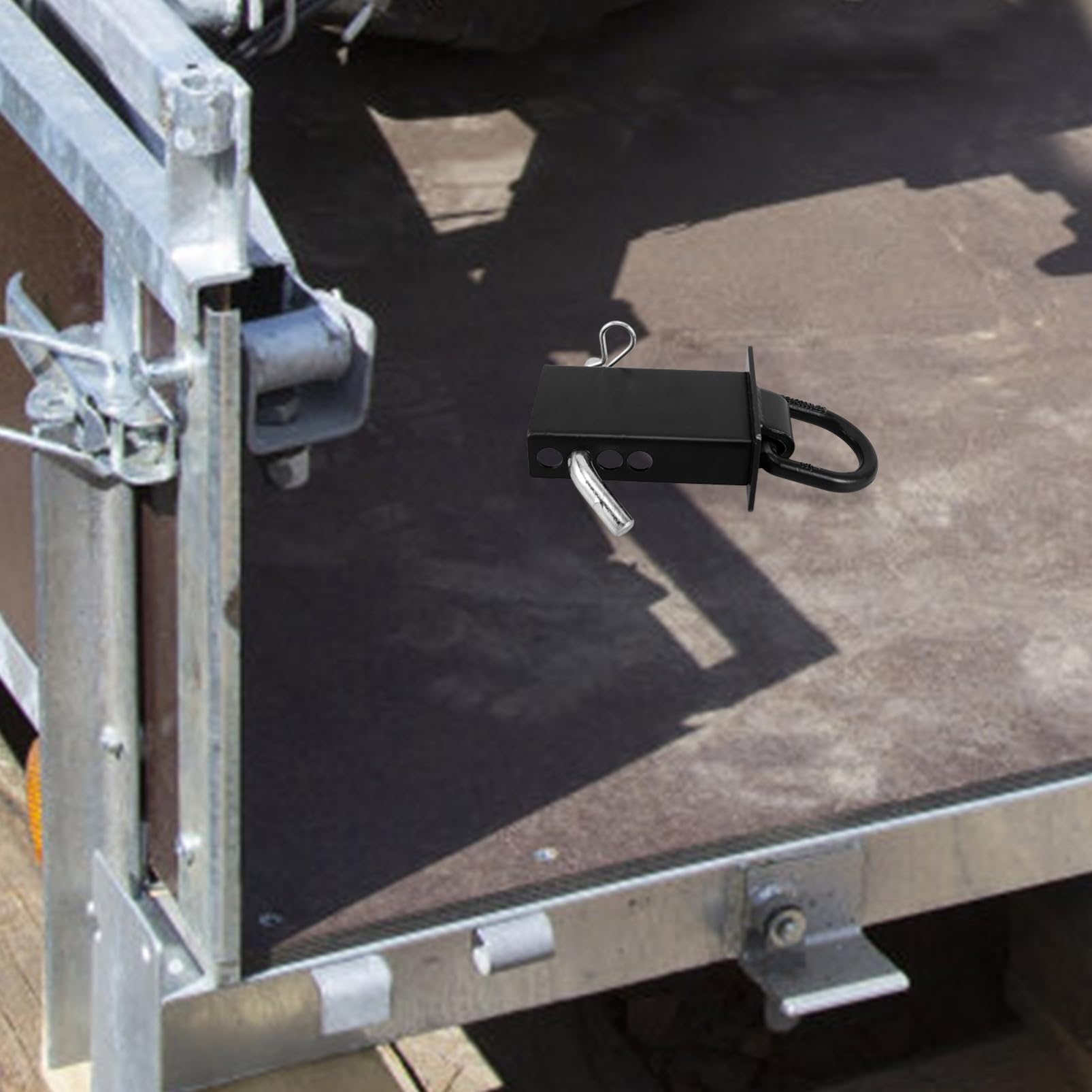 SOLUSTRE D-ringe Mit Rungentaschen Für Anhänger Zurrgurte Aus Metall Für Hohe Beanspruchung Zurrverankerungen Für Autoanhänger Ladungssicherung Für Lkws Und Anhängerzubehör