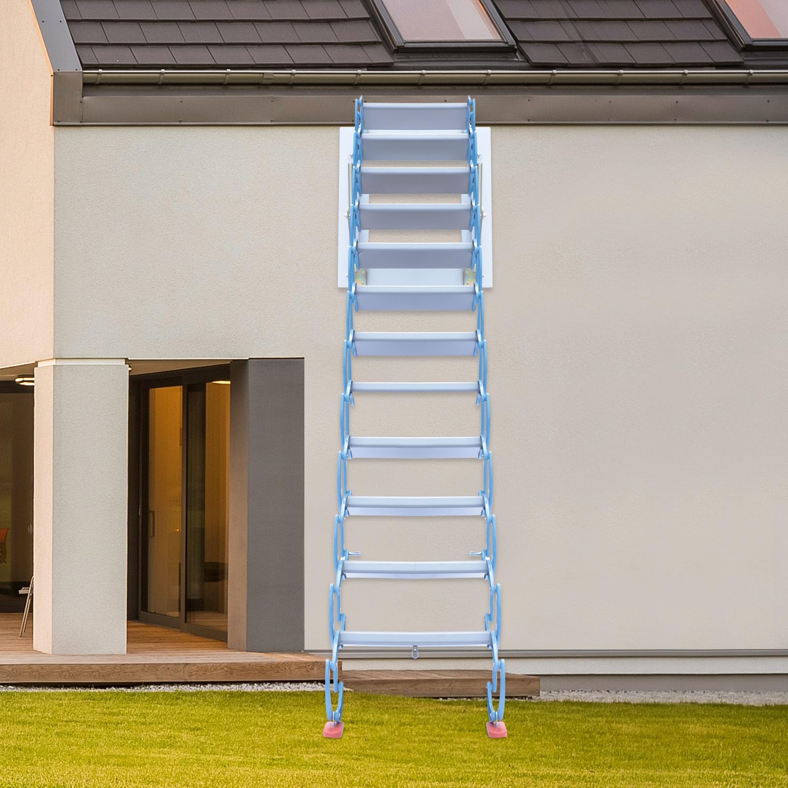 Snapklik.com : Attic Stairs Folding Ladder Loft Penthouse Pull Down ...