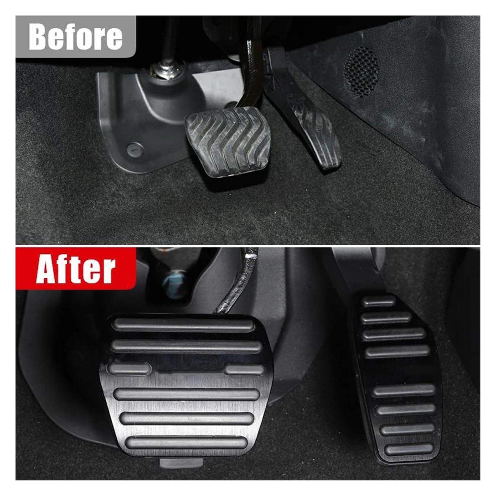 Rempedaal Voor Auto Voor Mitsubishi Voor Colt 2021 2022 Auto Voetpedalen Gas Gaspedaal Rem Rvs Antislippedaal Auto Pedaalhoes (Kleur : A-3 pcs