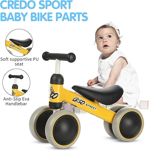 Miniatura 4 de Triciciclo de equilibrio para bebés de 1 año de edad, niños y niñas, juguetes de 10 a 24 meses, bicicleta de equilibrio para niños pequeños, 4