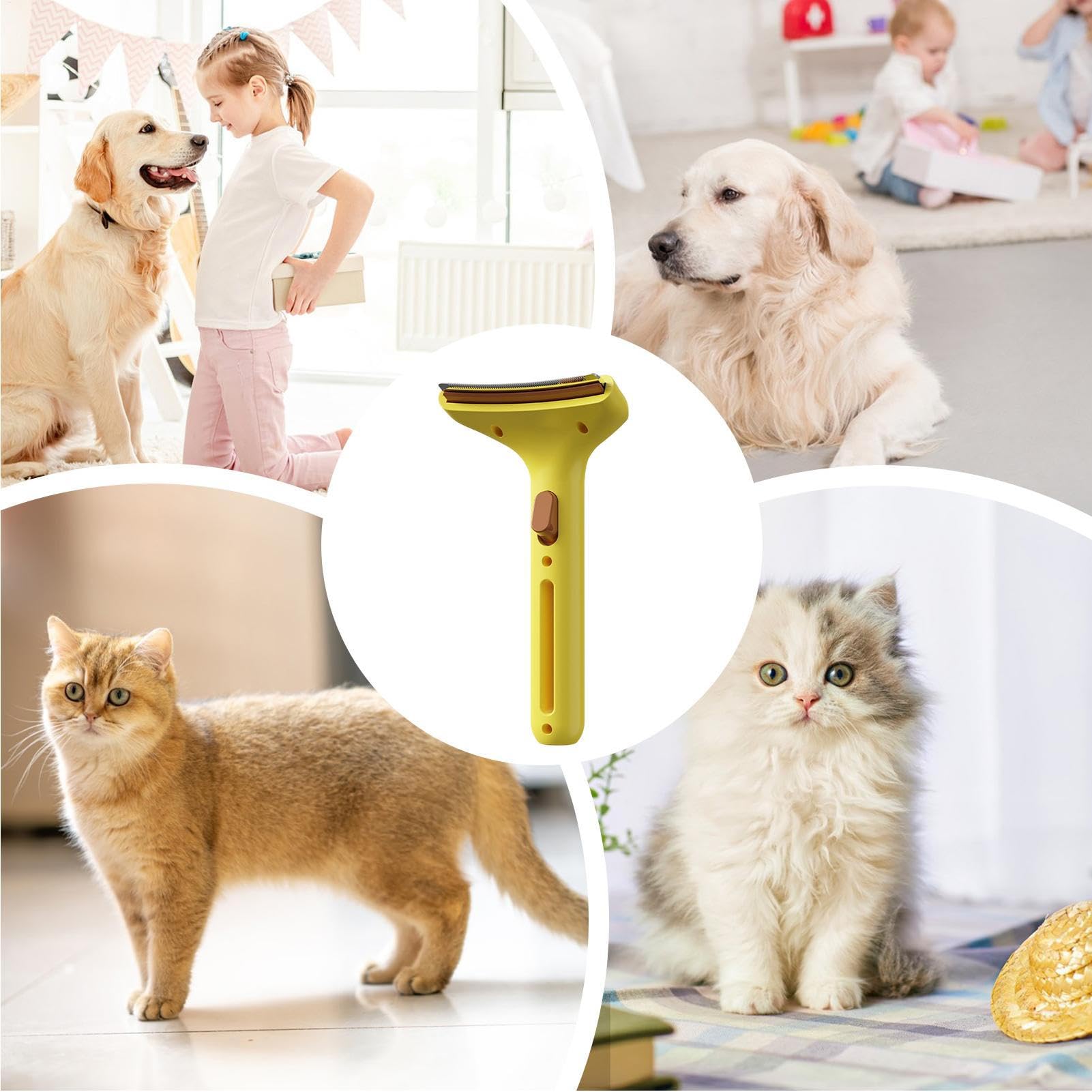 Spazzola per gatti, per rimuovere i del cane, riutilizzabile, per cani spessi, sciolti, lunghi, corti, piccoli, , grandi, per doccia, viaggi, casa