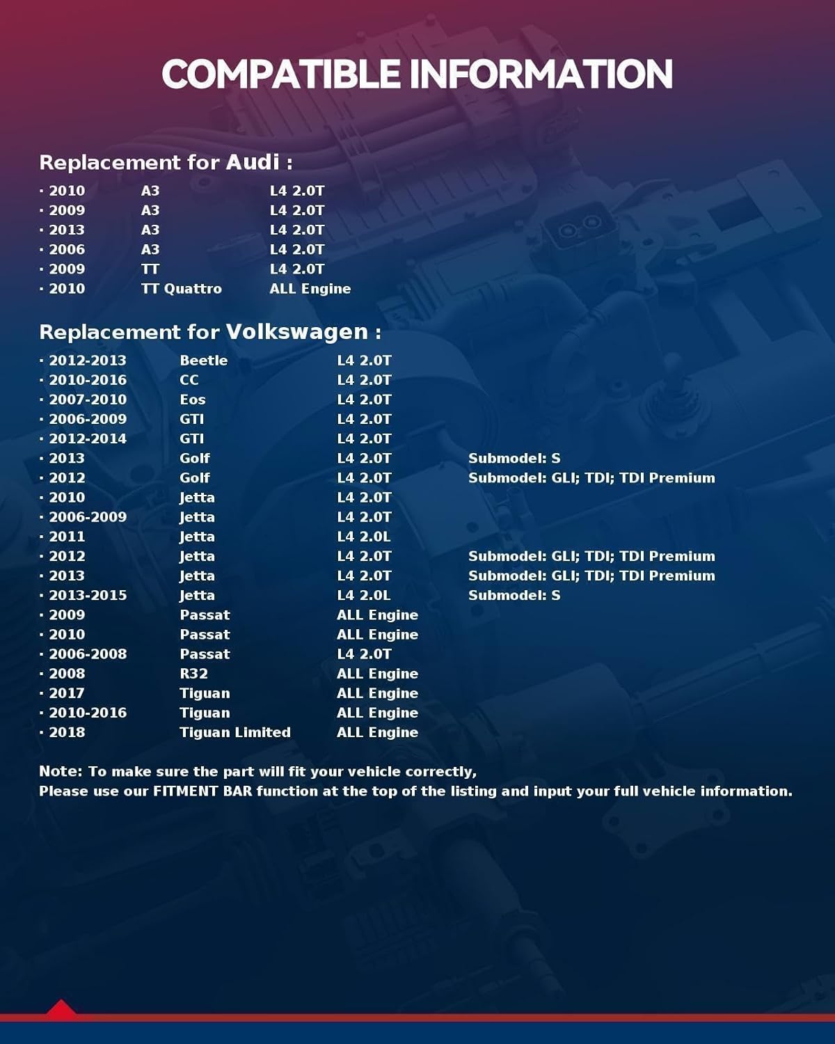 KAX NEW Starter 17970N Compatible with Volkswagen, Audi, 2010-2017 Tiguan, 2006-2015 Jetta, 2010-2016 CC, 2006-2009 2012-2014 GTI, Passat, Beetle, Eos, Tiguan Limited, 1.1KW 12V 10 Teeth CCW