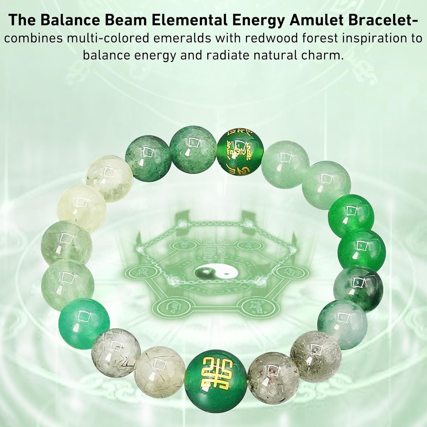 Five Elements Balance Feng Shui Bracelet – Energy Cycle Jewelry for Men Women – Original Crystal Design for Good Luck, Abundance, Protection & Harmony - Image 4