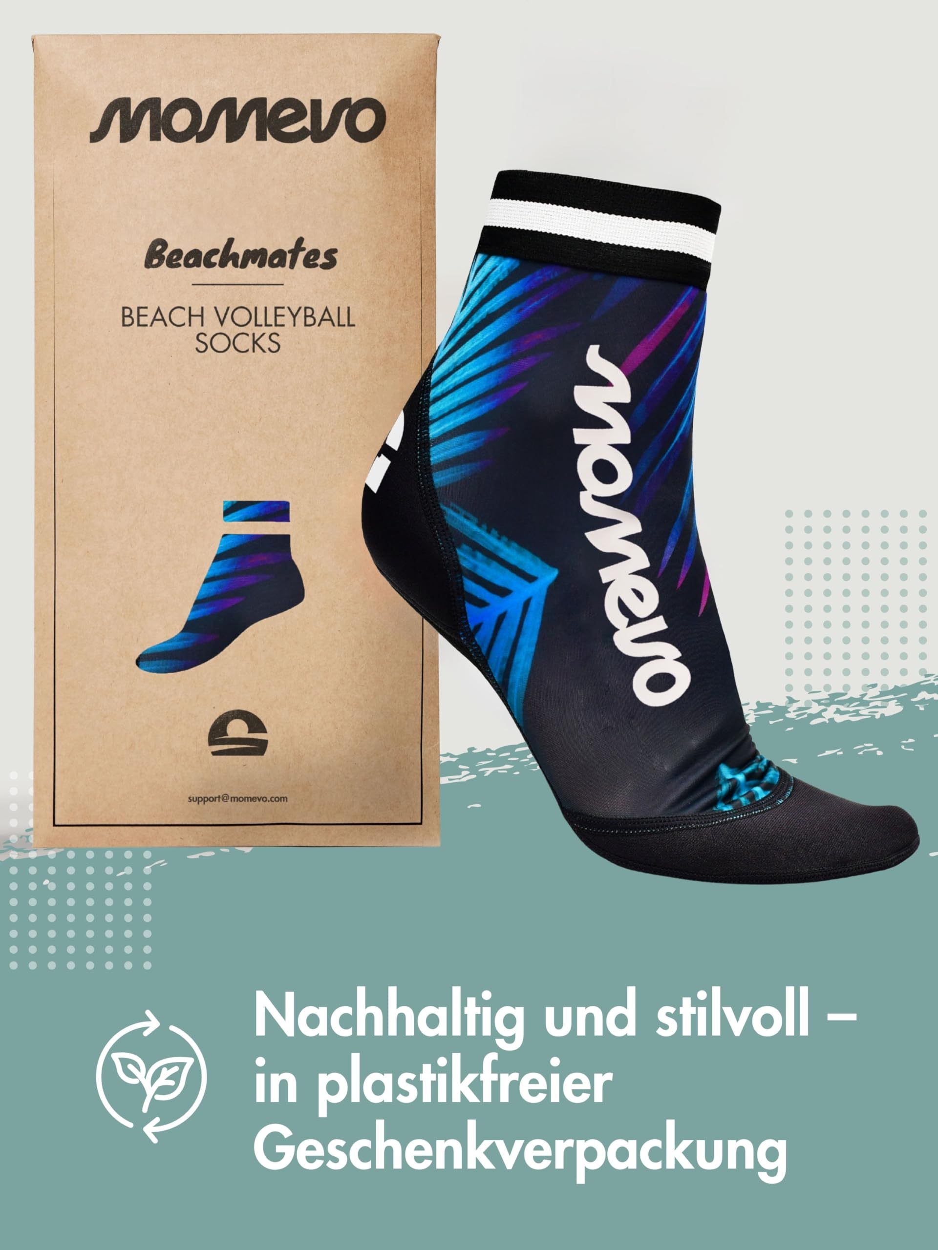 Beachmates Beachvolleyball Socken - schützende Beachsocken aus Neopren und Elasthan - idealer Kälte und Hitzeschutz
