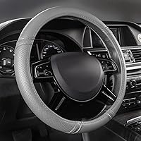 Vista 9 de Nuevo, cuero clásico automotriz volante universal cubiertas Car Pass, Beige