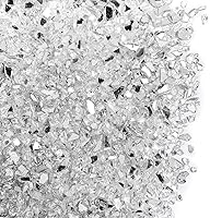 Vista 18 de HappyFiller 1.3 libras de vidrio triturado roto de 0.118-0.276 in, cubierta de suelo de grava para suculentas, mini piezas de piedra, relleno