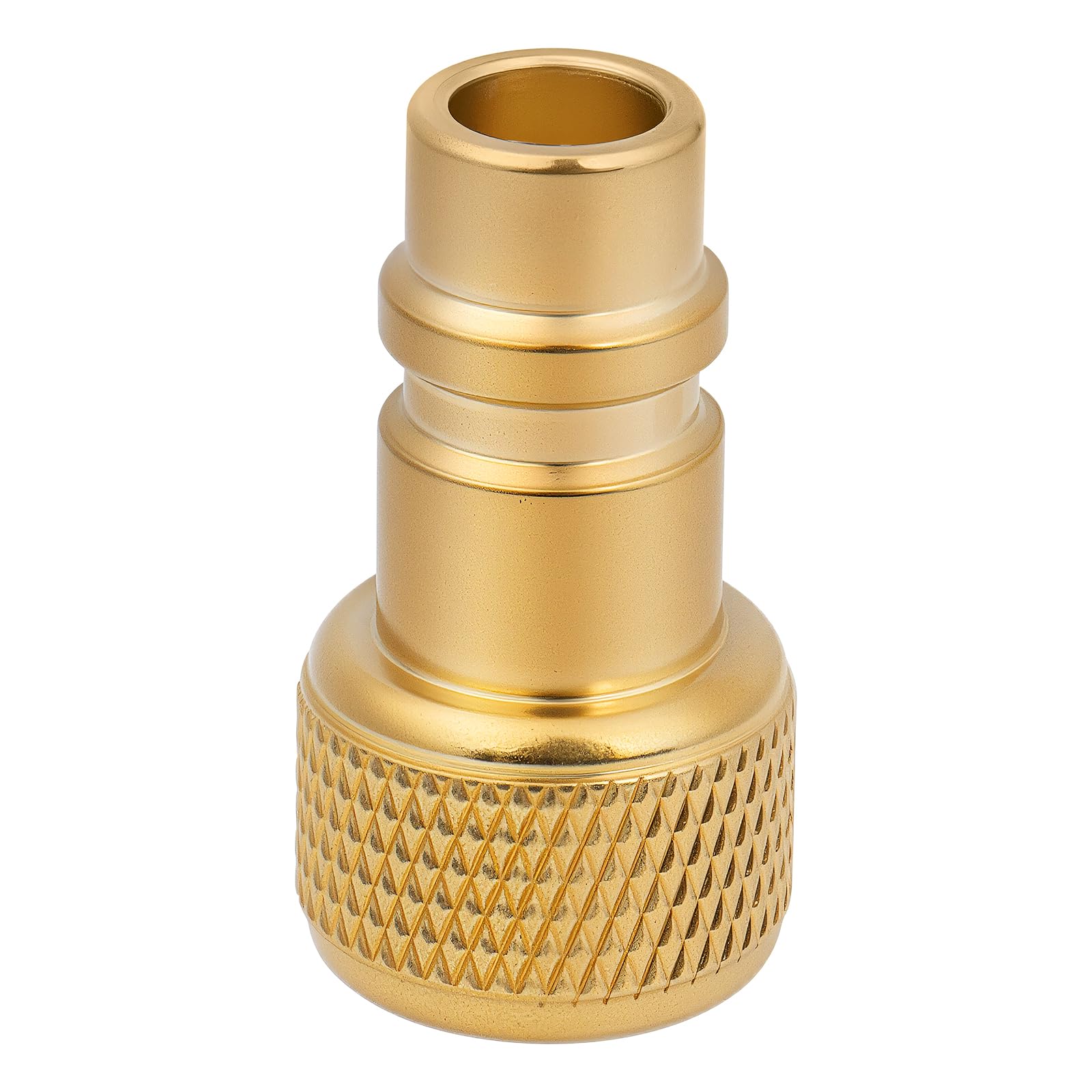 16301 Low Side Tank Adapter Fittings - 1/2" ACME Female to R-134A Male AC Recharge Coupler - Compatible with Refrigerant Hose, A/C Recharging Kit, HVAC Tools