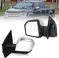 Vista 10 de Espejo Lateral del Lado del Pasajero Derecho con Ensamblaje de Vidrio de Punto Ciego Compatible con Ford F150 2015-2020 Con Luz de Giro Eléctrica 6