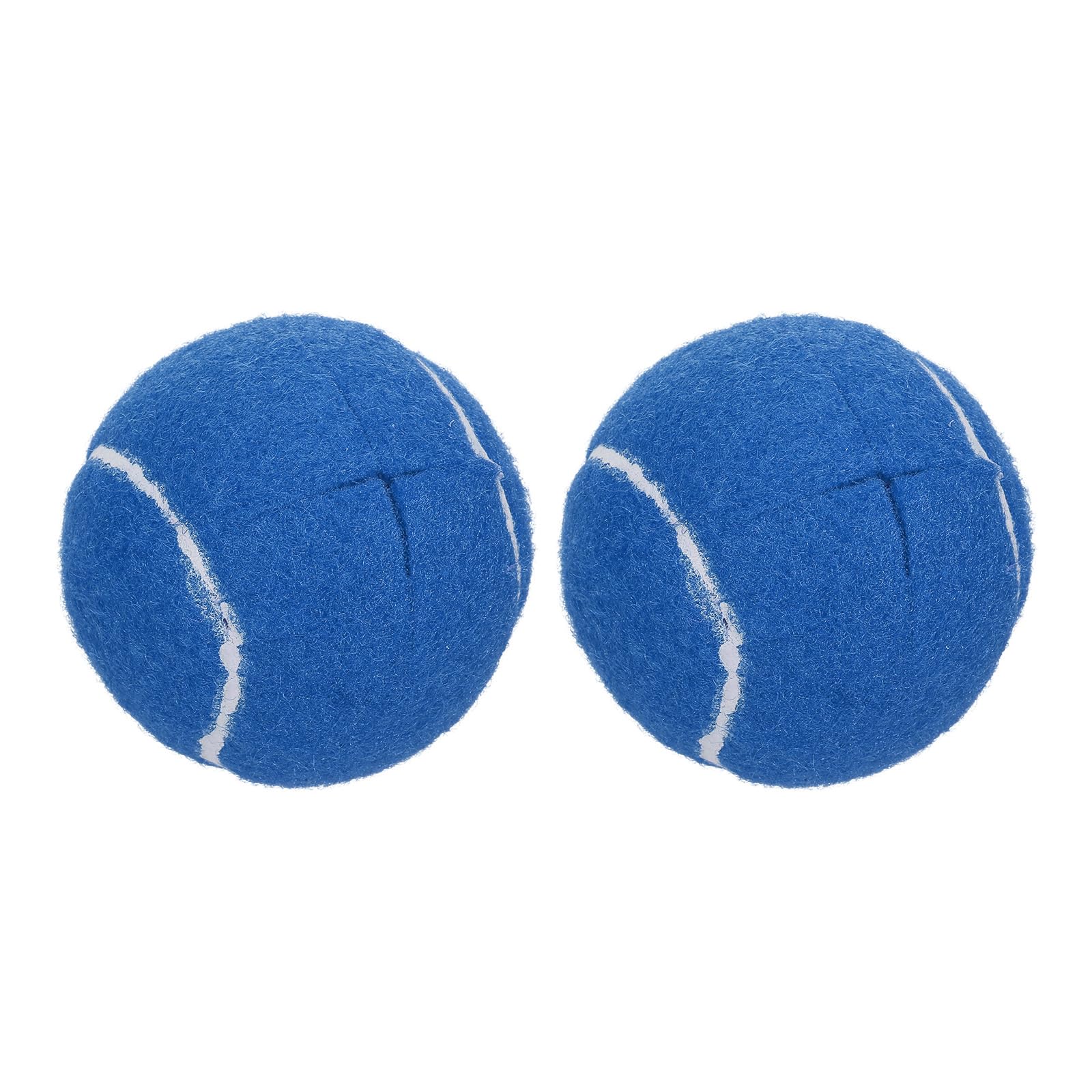 QUARKZMAN 2 Pcs Balles De Tennis Prédécoupées pour Déambulateurs, Accessoires Universels pour Déambulateurs, Glissières pour Pieds De Meubles Et Protection De Sol, Bleu Foncé