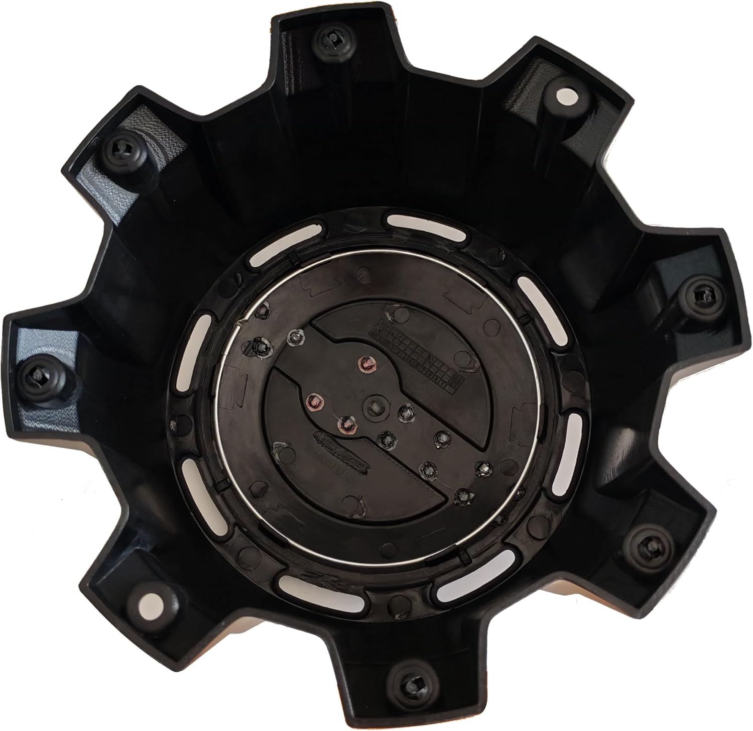 Wheel Center Hub Cap Worx By Ultra 8 Lug 30171765F-A Tall LG1207-40 Tall Matte Black 4pc
