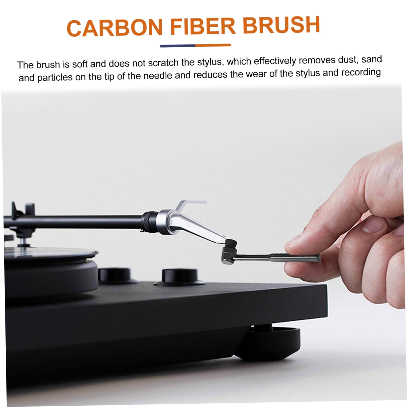 Kit de Limpieza para Discos de Vinilo y Proteger Discos para Prolongar Vida Útil de Aguja Cepillo de Plástico y Esponja, Limpiador Líquido