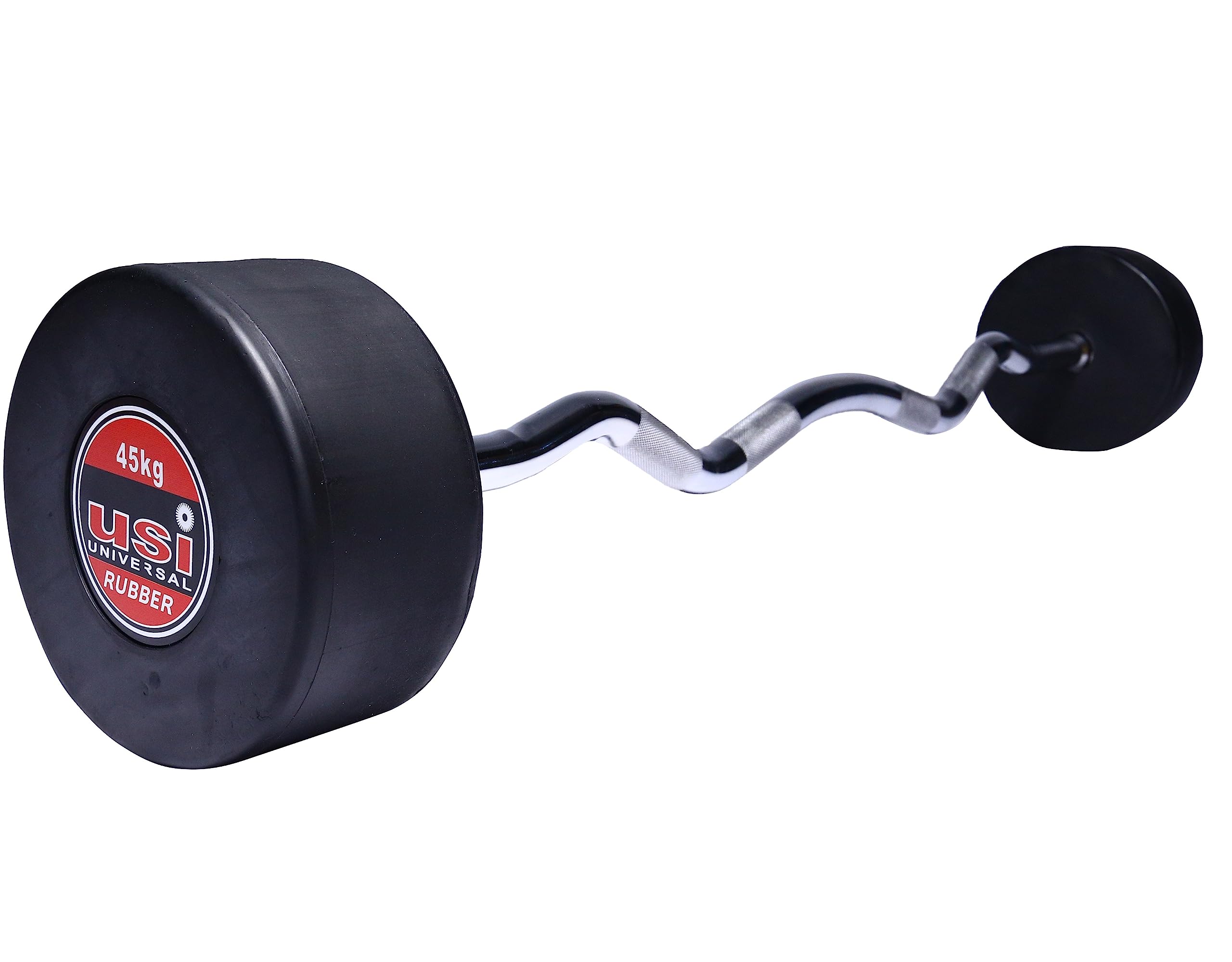USI UNIVERSAL Curl Weight Bar With Fixed Weight Heads, Fixed Weight Barbell, RDBC 45kg Barbell Rod With Fixed Weight, Weight Lifting Gym Rod Curl Barbell Rod Fixed Weight Gym Workout Exercise Set (B09NLZSTFJ) Amazon Price History, Amazon Price Tracker