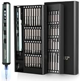 MQFORU Mini Electric Screwdriver&comma; 72 in 1 Precision Screwdriver Kit with 64 Magnetic Bits&comma; 5 Torque Settings，LED Screen Display&comma; Rechargeable Power Screwdriver for Precision Work Phone Watch Camera
