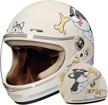 Kids Motorcycle Full Face Helmets Toddler Bike Helmet Scooter Bicycle Helmet for Girls Boys 2-14 Years Old DOT Approved Youth Go-Kart Dirt-Bike ATV Moped Helmet with Visor