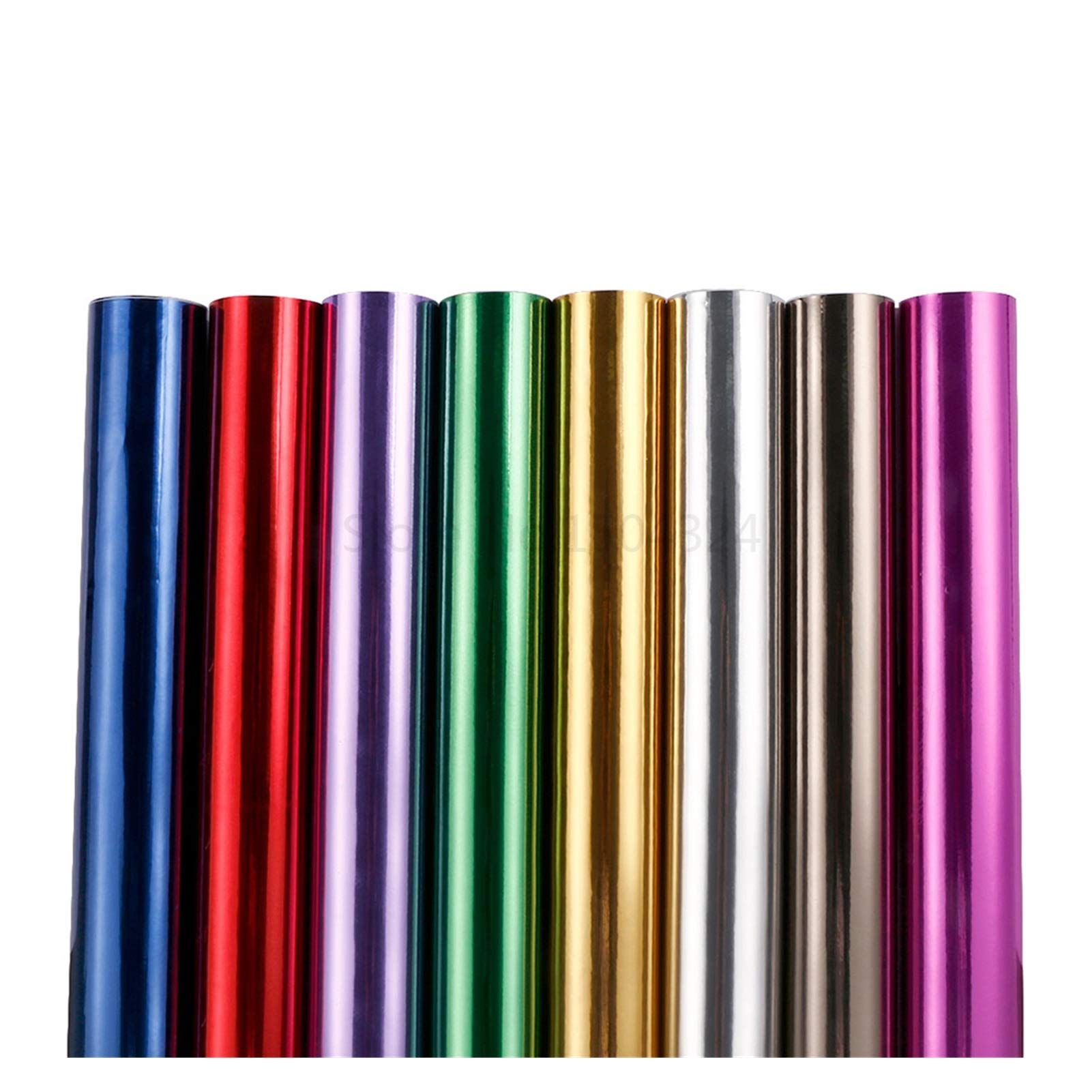 Autofolie,Car Wrapping Folie Spiegel Vinyl Verpackung Film-Auto-Aufkleber-Abziehbild-DIY Auto-Fahrrad-Auto-Körper-Abdeckungs-Film-Autobedarf Verpackungen(Silver,50x600cm)