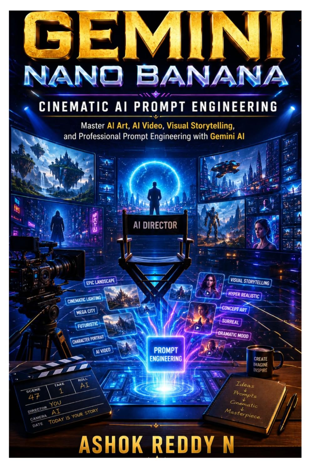 Gemini Nano Banana: Cinematic AI Prompt Engineering: Master AI Art, AI Video, Visual Storytelling, and Professional Prompt Engineering with Gemini AI