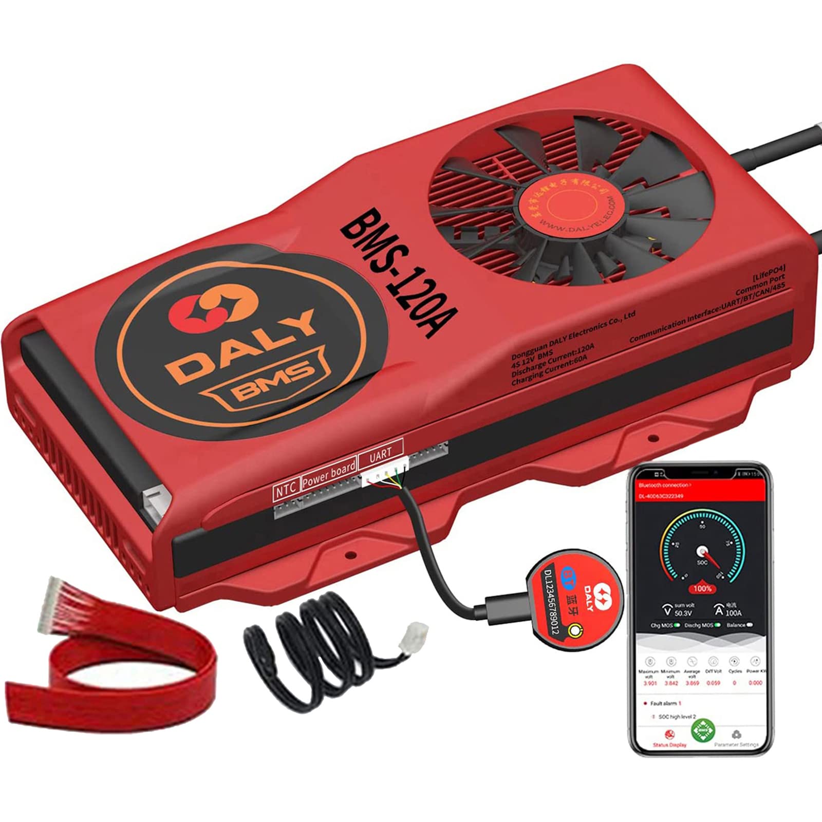 Buy DALY BMS Liion 3S 12V Temperature Sensor Smart PCB Board Charger