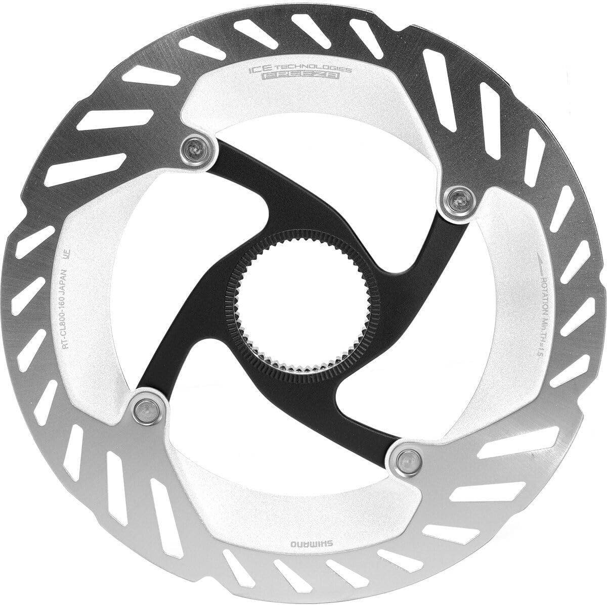 Shimano Rt-Cl800 Rotor - Centerlock Silver, 203Mm