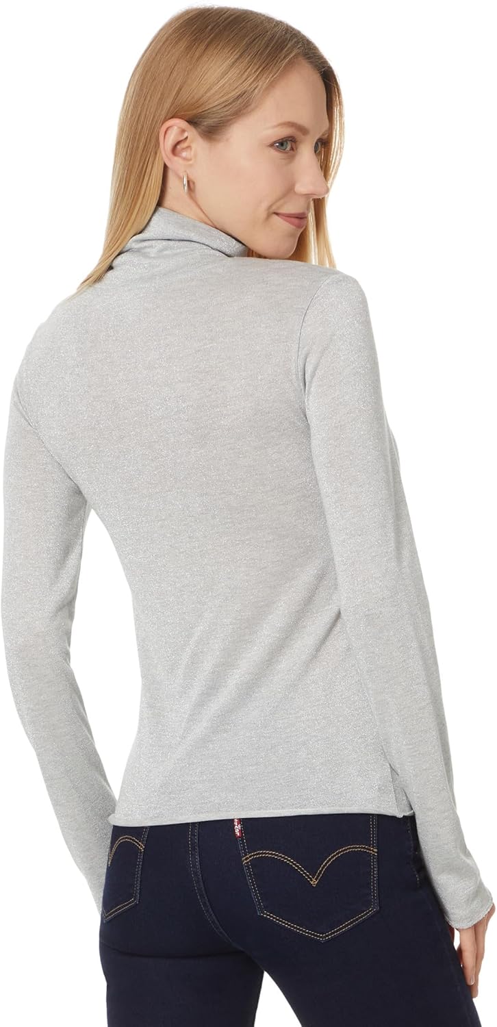 Splendid Women's Maddox Metallic Turtle Neck - Image 2