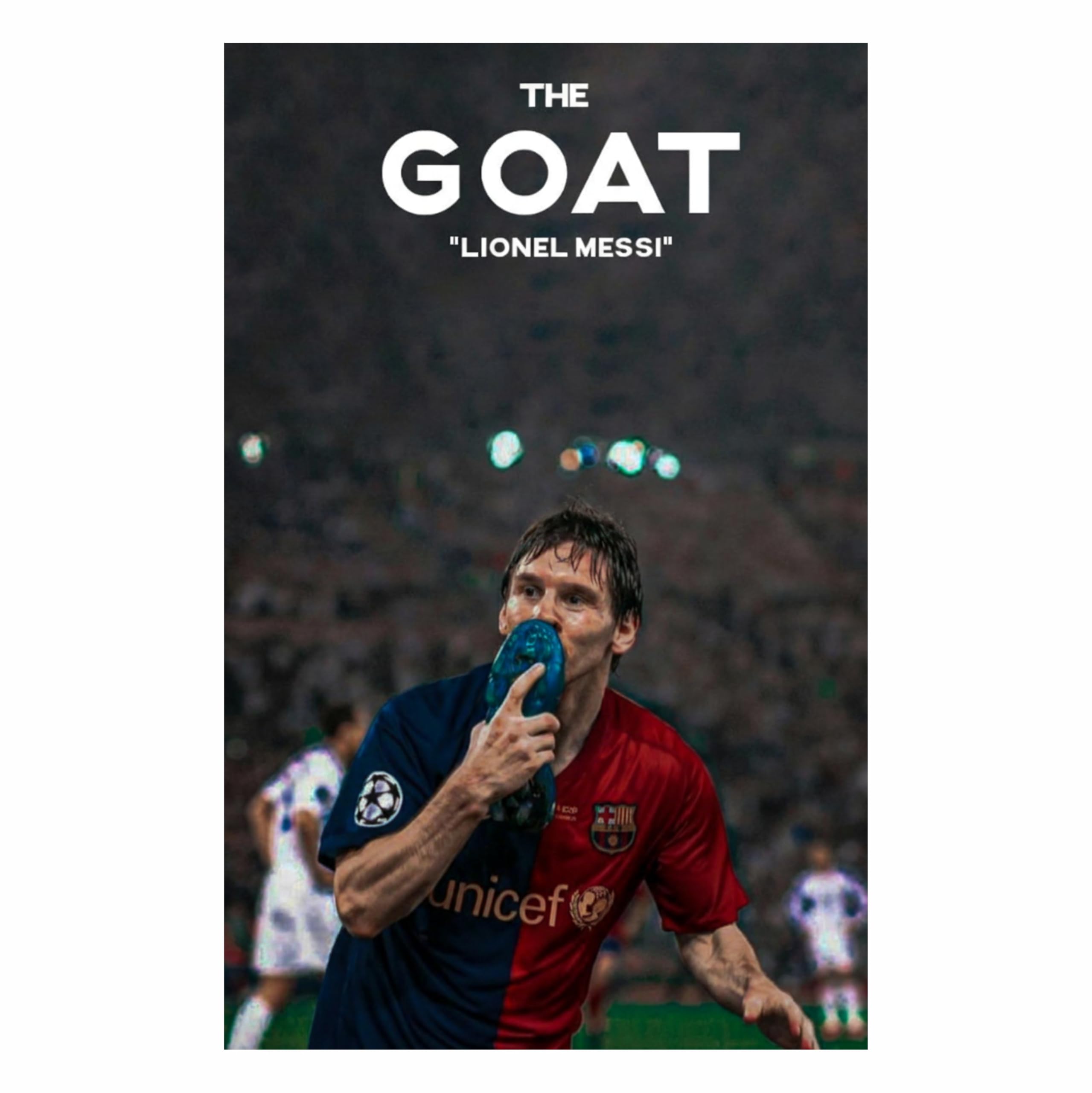 Goodi Cart Lionel Messi Poster Set of 6 | Unframed 8 x 12 Inch Football Wall Art Prints on 300 GSM Paper | Aesthetic Soccer Wall Posters for Bedroom, Hostel, Living Room & Office Décor 3