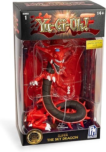 Miniatura 6 de Yu-Gi-Oh! Figura de acción articulada de 7 pulgadas, edición limitada, incluye tarjeta de intercambio exclusiva, Slifer The Sky Dragon