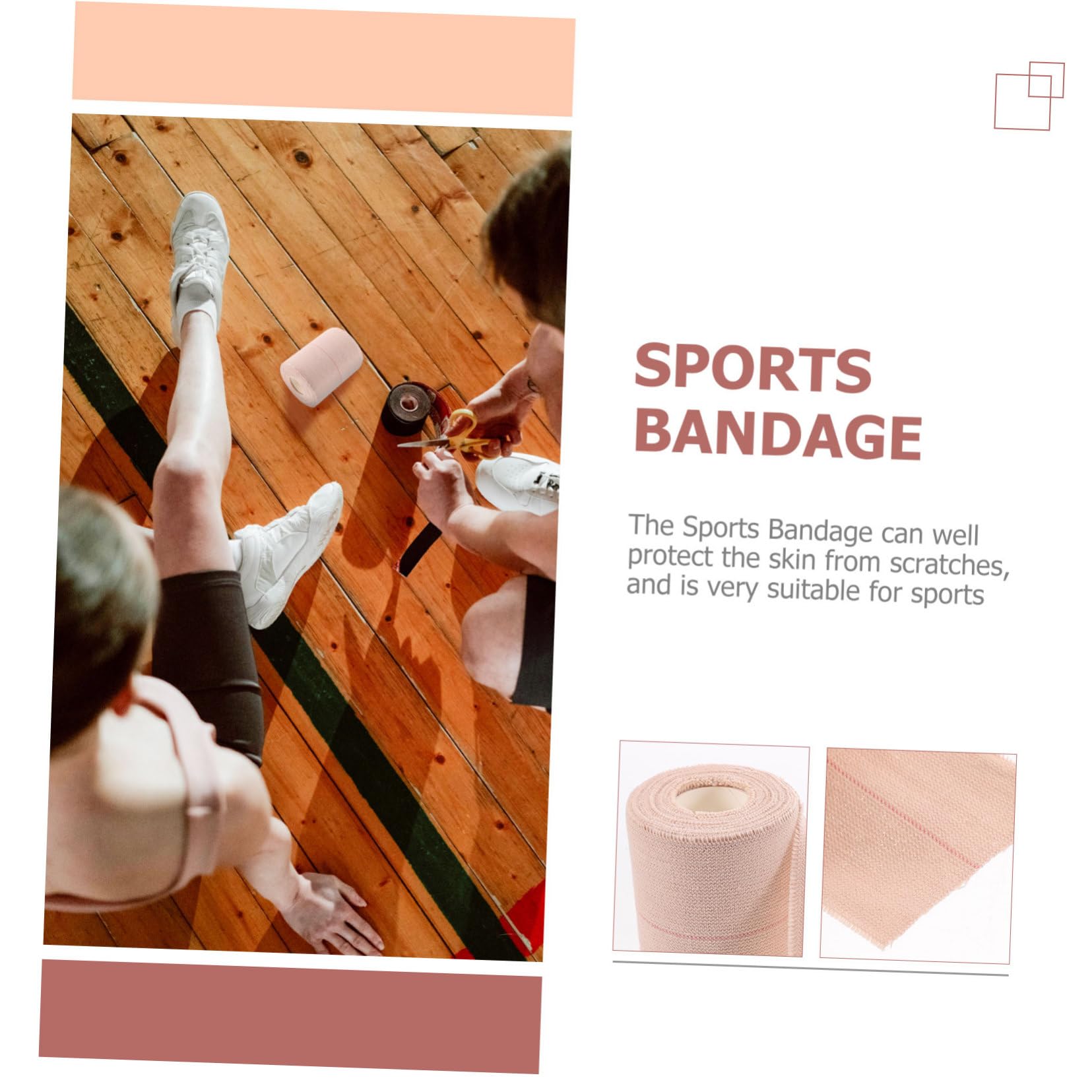 PACKOVE 8rollos Cinta Adhesiva Elástica Autoadhesiva Vendas Flexibles y Transpirables Para Soporte Lesiones Deportivas y Cuidados Médicos