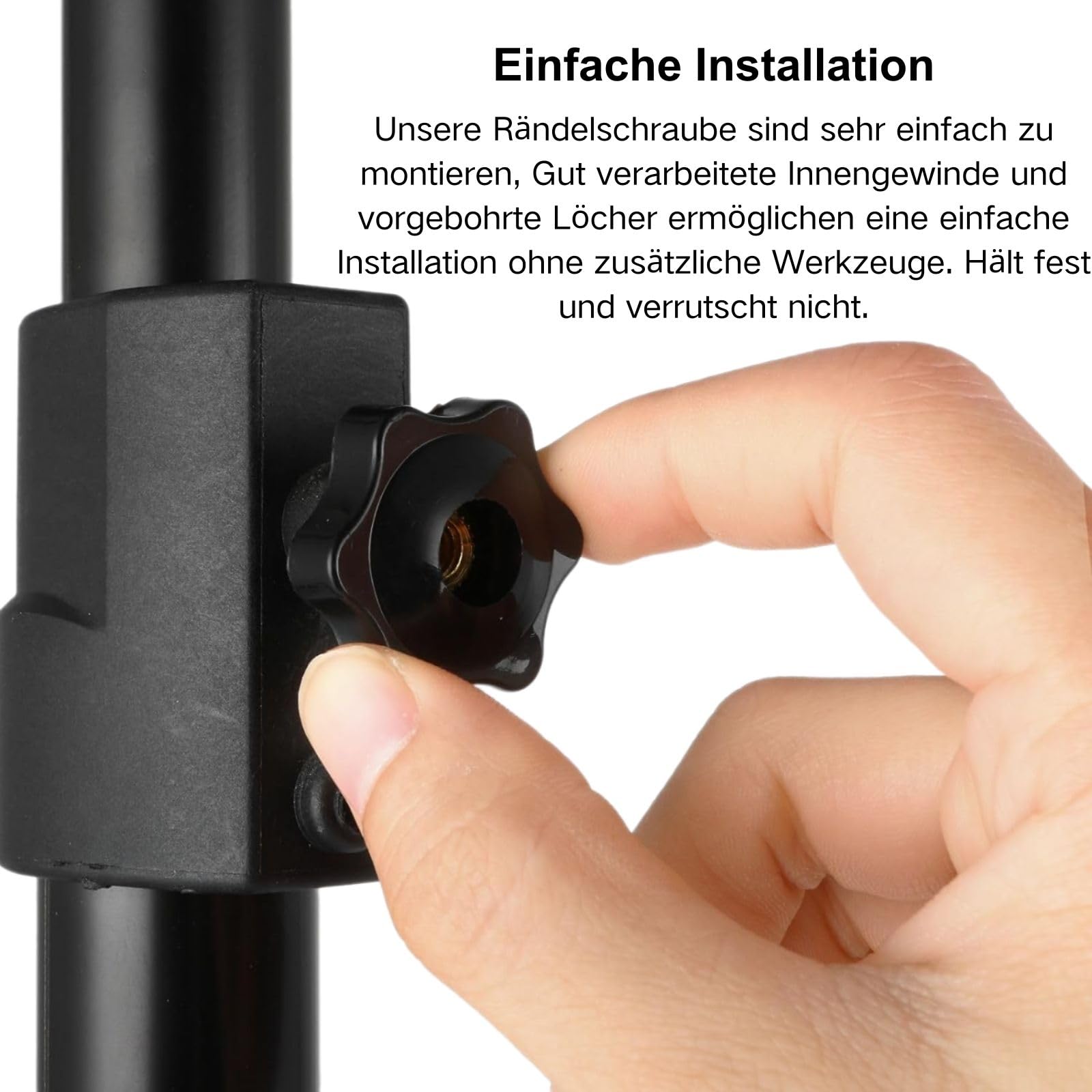 16 stuks M6 sterkopschroeven stergreepschroef kartelschroef