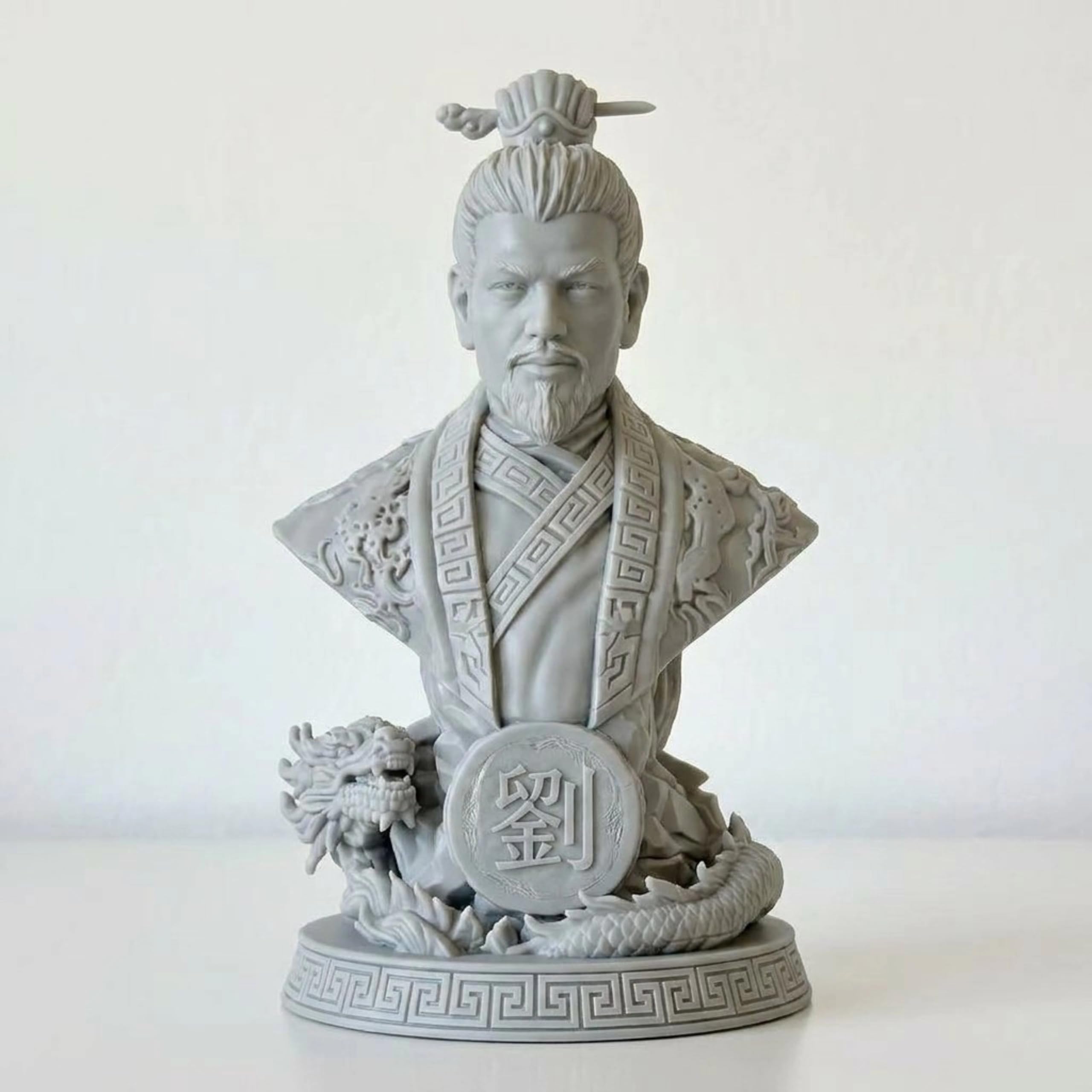 TRUEGRIS 1/10 Ancient Samurai Resin Bust Model Kit Unpainted and Unassembled //b9r3J5