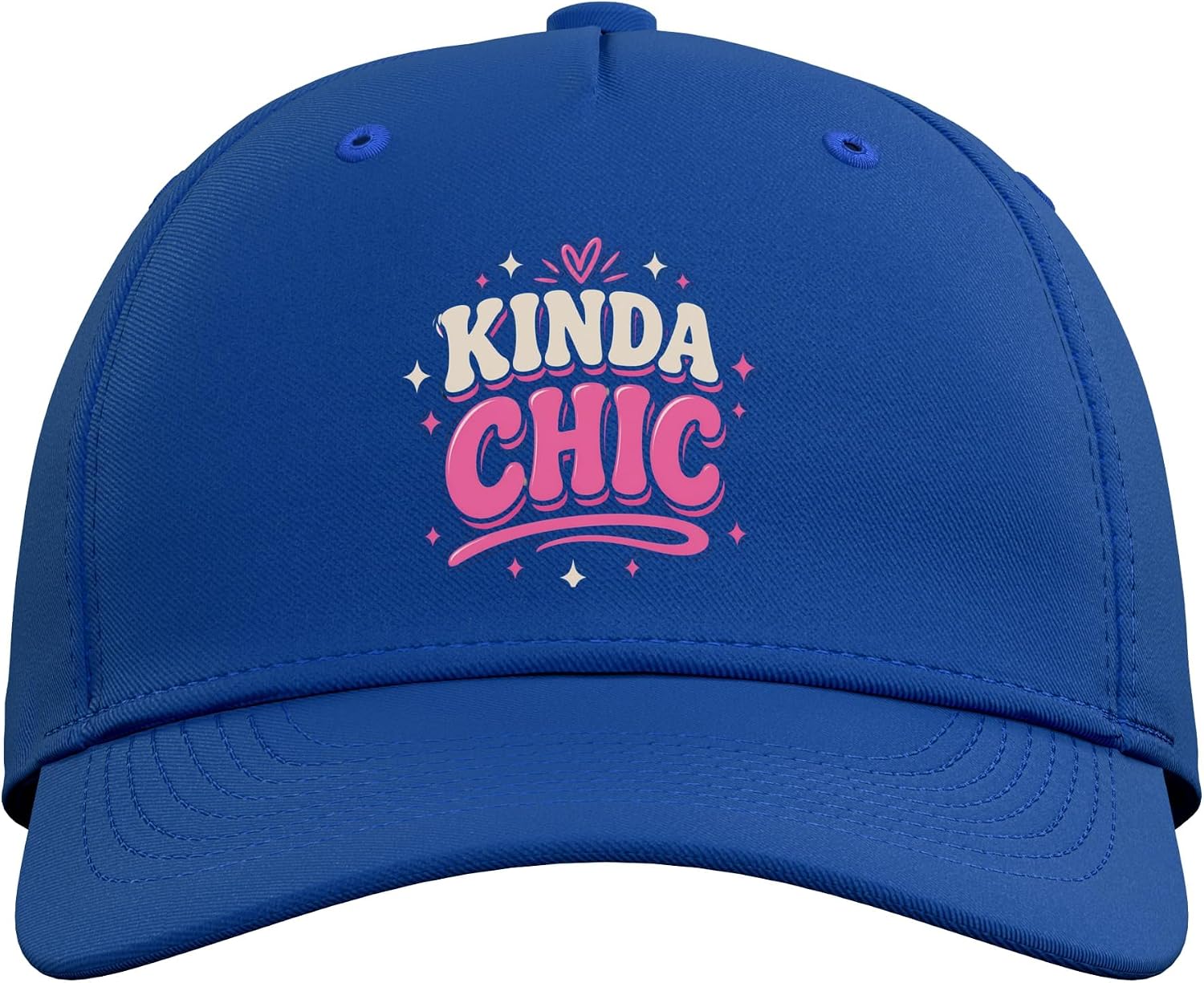 Kinda Chic to Repeat Outfits Viral Meme Adjustable Baseball Hat image 2