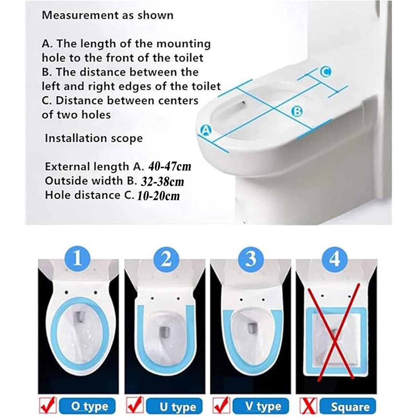 Abattant WC Clipsable Frein De Chute Soft Close, Lunette WC avec Libération Rapide - Série Blue Ocean Motif Naturel De Coquillages Et De Sable, Facile À Nettoyer Et À Installer