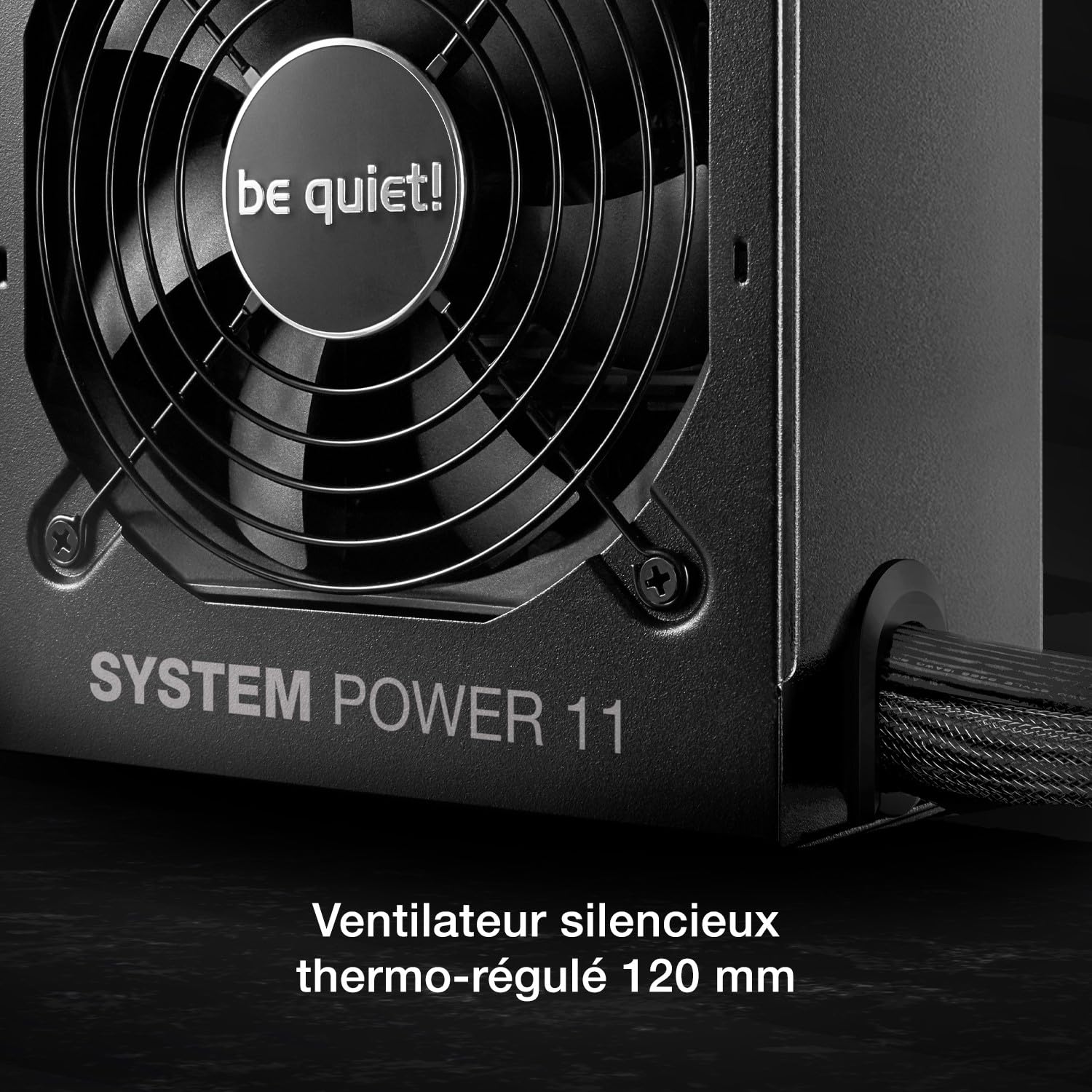 be quiet! System Power 11 650W Bloc d’Alimentation, Alimentation ATX 3.1, Compatible avec Les Cartes Graphiques PCIe 5.1, Ventilateur Silencieux Thermo-régulé 120 mm, Solide Mono Rail 12 V